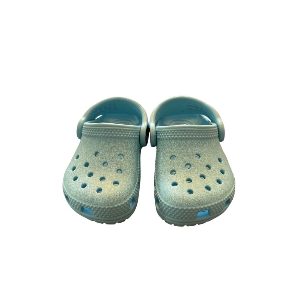 Crocs Unisex Kids Blue Classic Clog Size 4 - Picture 4 of 8